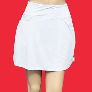 Baleaf Skirt Skort Tennis Golf  White Activewear Shorts Pockets Sz S